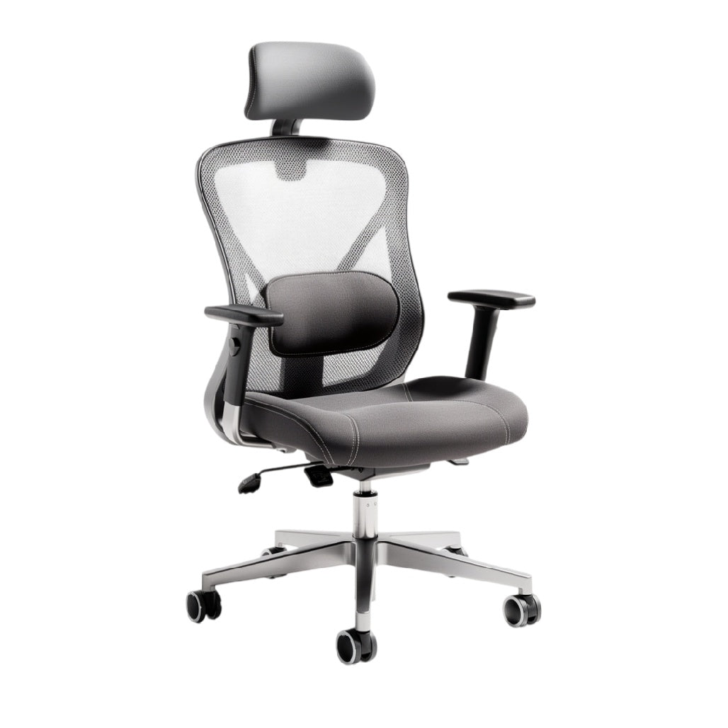 **Tytuł techniczny: Ergonomiczne krzesło biurowe z siatki z regulacją wysokości**