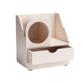 **Organizator biurkowy z drewna - minimalistyczny design i funkcjonalność**