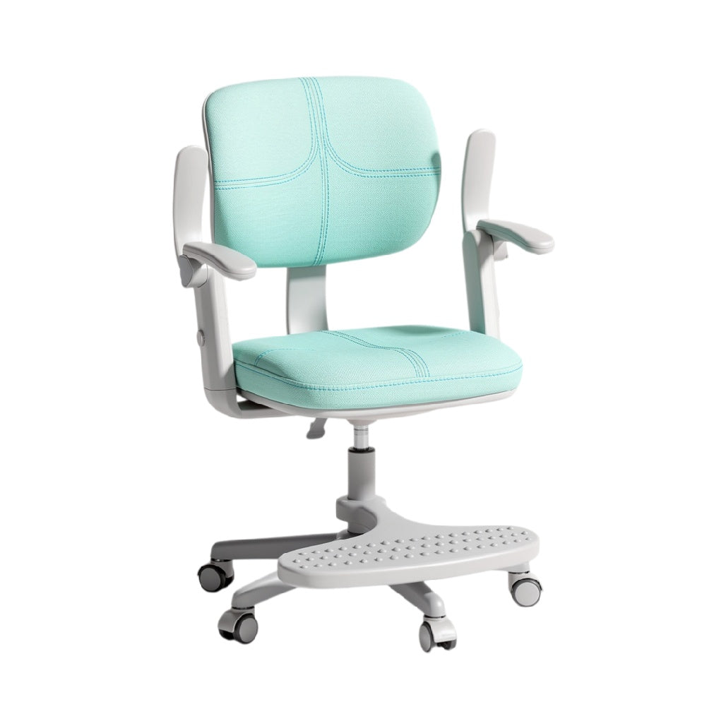 **Ergonomiczne krzesło biurowe z regulacją wysokości i rolkami**